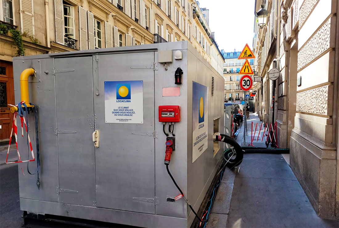 LOCACLIMA met à votre disposition un parc de chaufferies mobiles fioul et biofioul, immédiatement déployables sur tout le territoire.